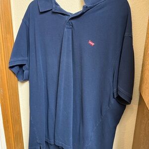 Levi's Blue Polo Shirt Classic Casual Style